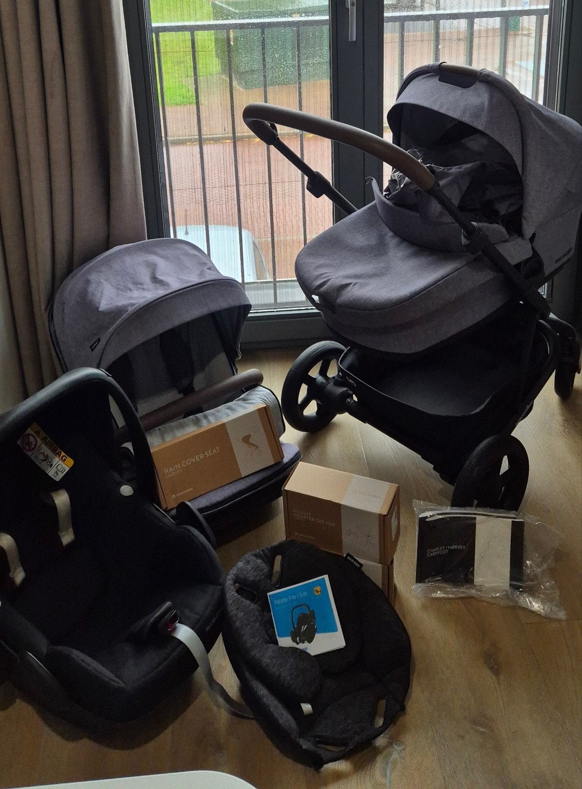 Easy Walker Harvey 2 kinderwagen compleet set, Gebruikt, Combiwagen, Met reiswieg, Ophalen