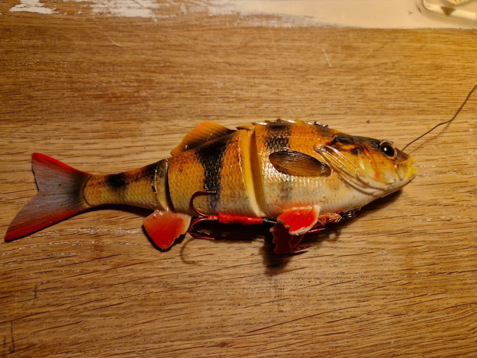 Savage Gear line thru perch 24cm, Watersport en Boten, Ophalen of Verzenden, Gebruikt, Complete set