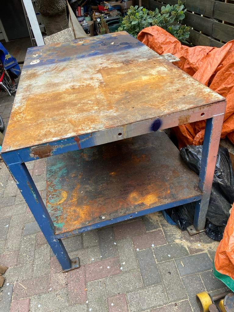 Lastafel 154x86x88, Doe-het-zelf en Verbouw, Werkbanken, Ophalen of Verzenden, Gebruikt, 120 tot 170 cm