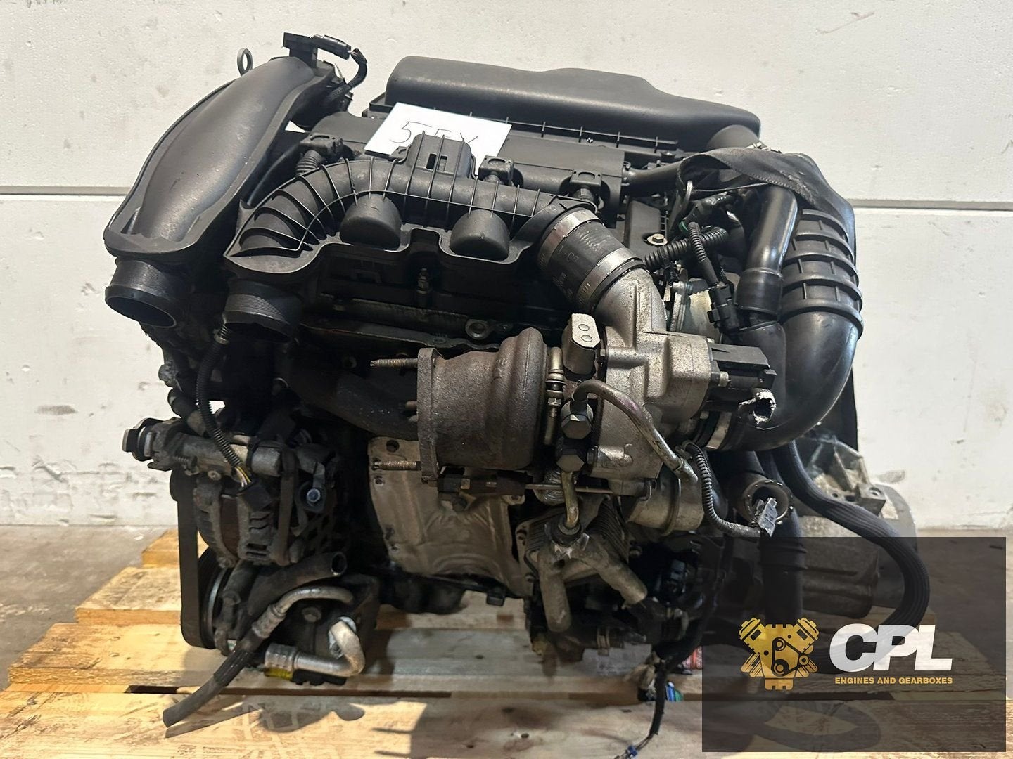 Peugeot Citroen 1.6 THP 5FY Complete Motor Engine Moteur, Gebruikt, -, -, Ophalen of Verzenden