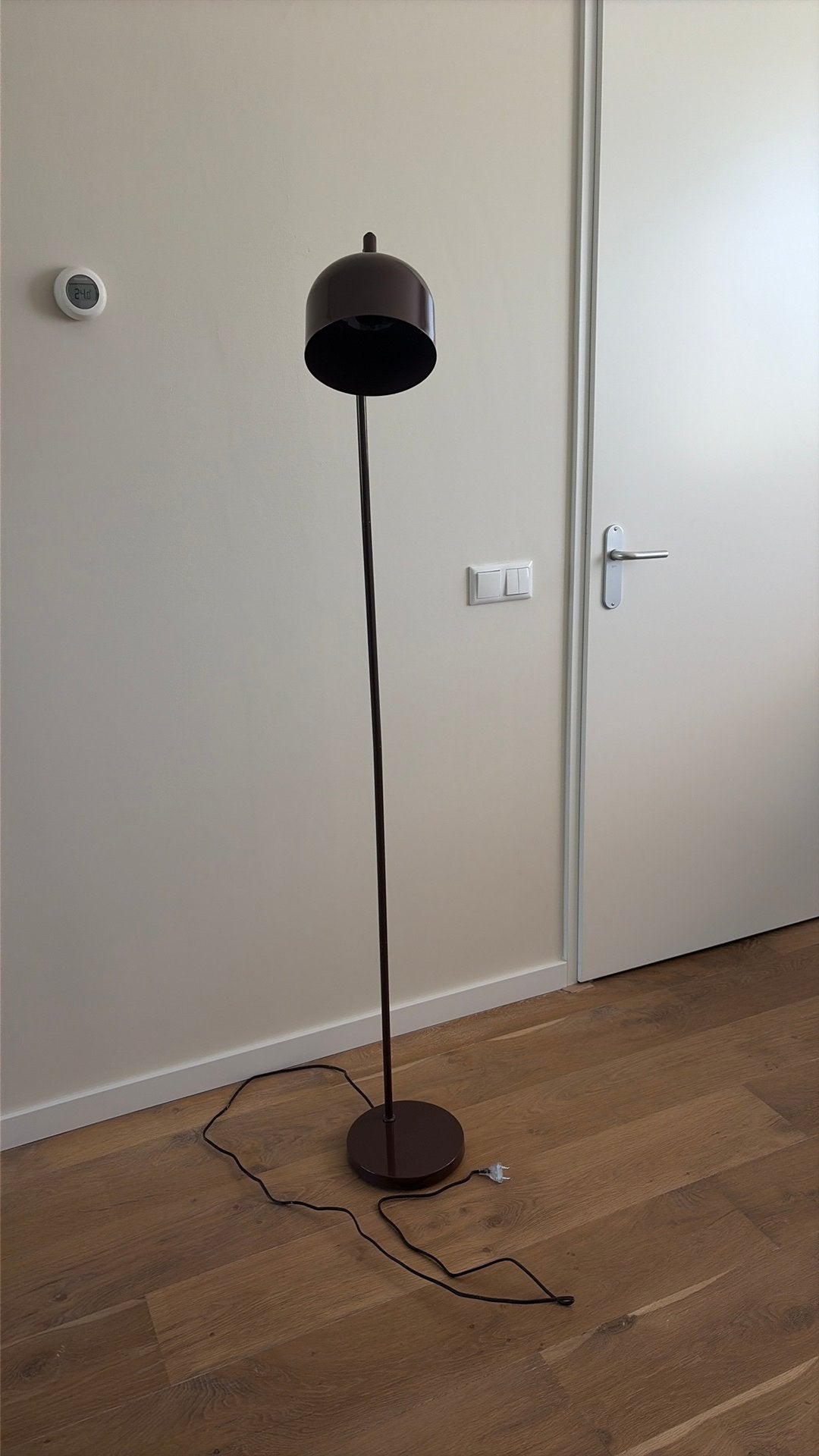 Bruine vloerlamp, Ophalen, Zo goed als nieuw, 150 tot 200 cm