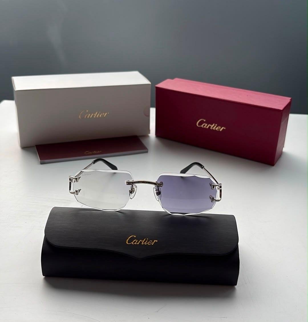 Cartier, DITA, John Dalia zonnebril, Overige merken, Zonnebril, Zwart, Nieuw