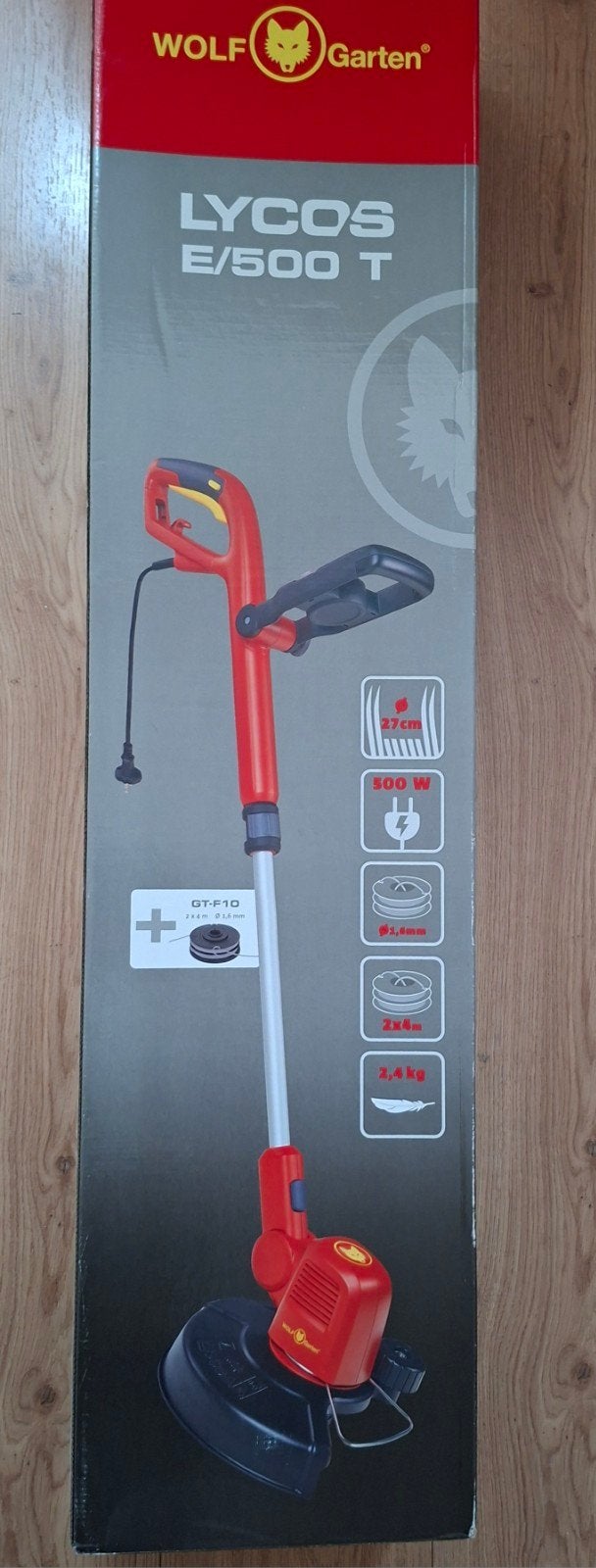 Nieuwe Wolf-Garten Lycos E/500 T Elektrische Grastrimmer 500, Tuin en Terras, Ophalen, Cirkelmaaier, Elektrische grasmaaier, Minder dan 30 cm