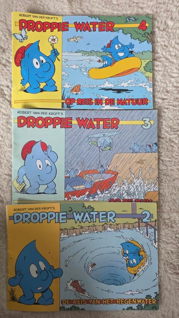 Droppie Water boeken set 2, 3 en 4, Ophalen of Verzenden, Zo goed als nieuw, Robert van der kroft