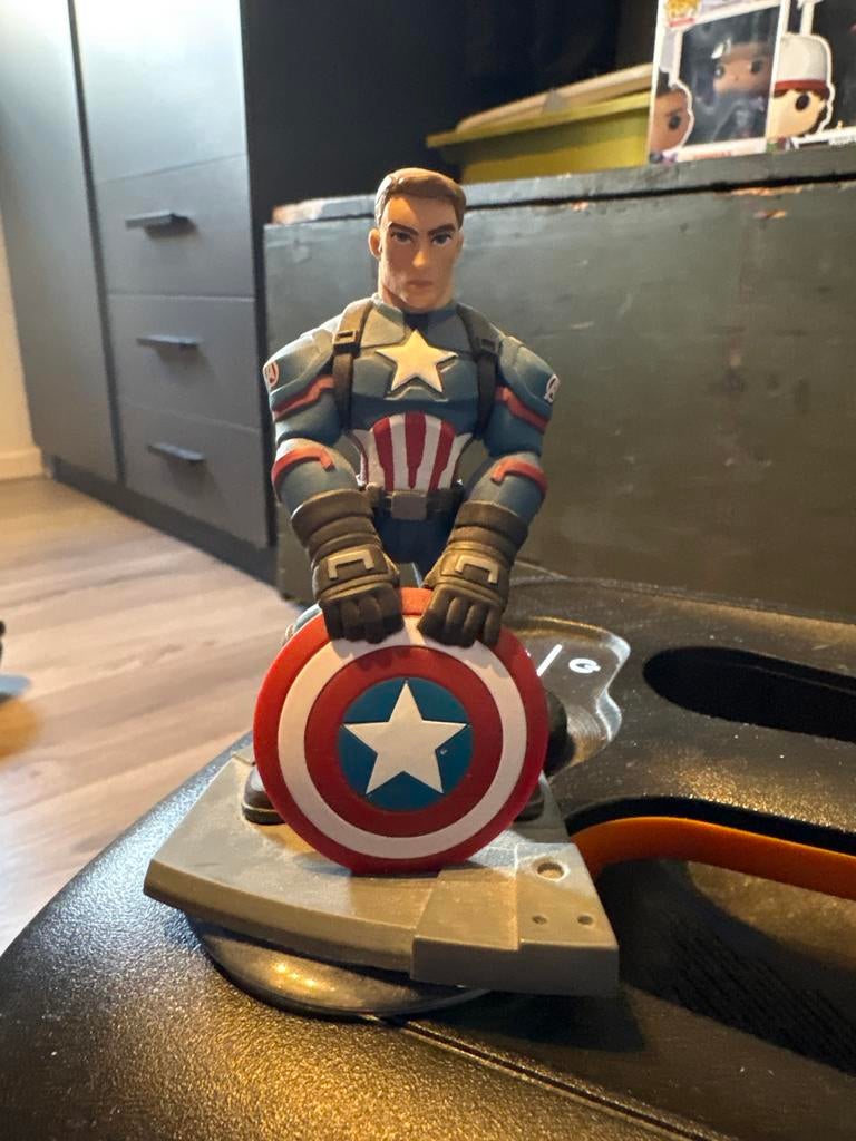 Disney Infinity 3.0 Marvel Captain America figuur, Ophalen, Gebruikt