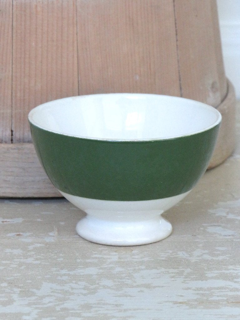 Oude spoelkom Boch “Groen/wit”, Ophalen of Verzenden