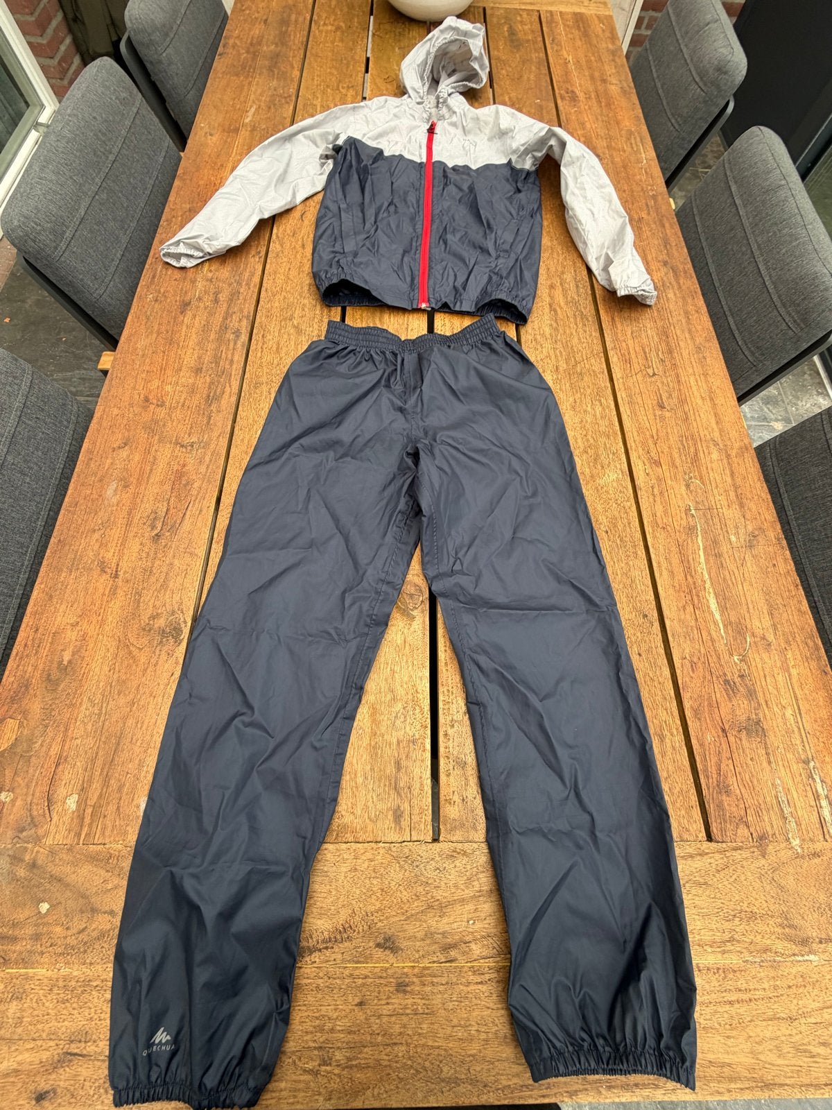 Decathlon Regenpak voor kinderen (12-13 jaar), Ophalen of Verzenden, Zo goed als nieuw, Regenbroek, Kinderen