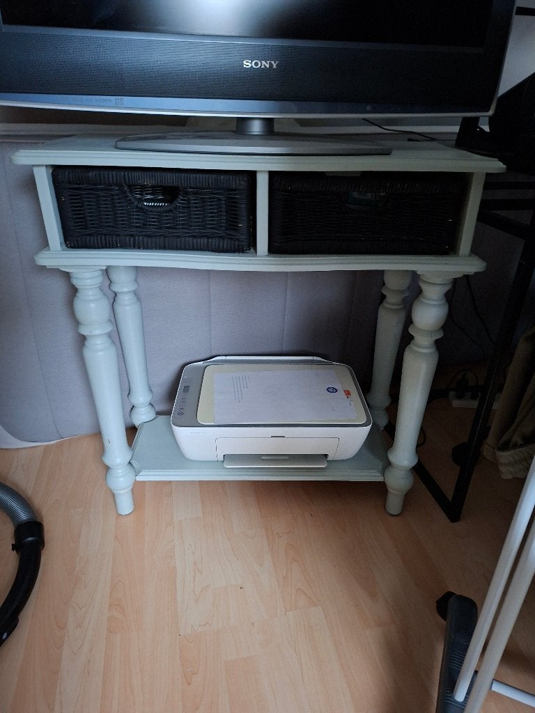 Sidetable, 100 tot 150 cm, Ophalen of Verzenden, Zo goed als nieuw, 25 tot 50 cm