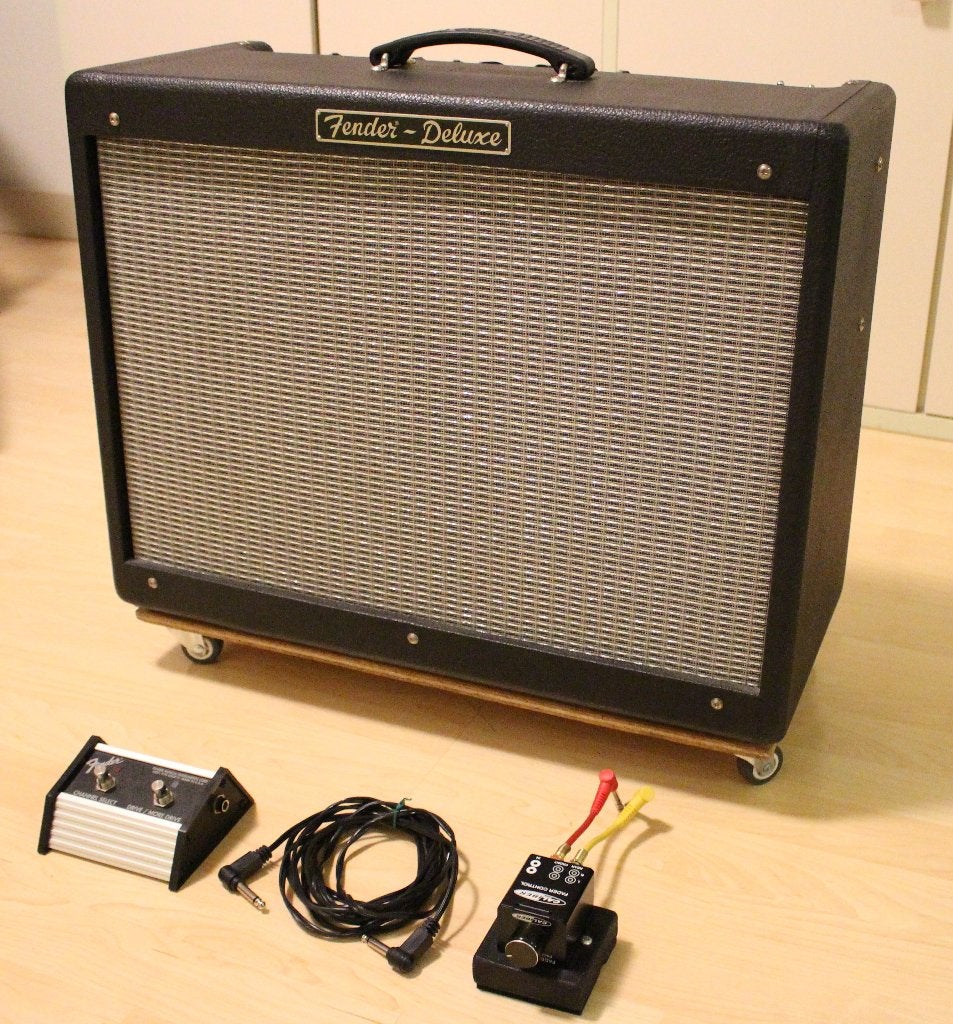 Fender Hotrod de Luxe USA, Ophalen, Zo goed als nieuw, Elektrische gitaar