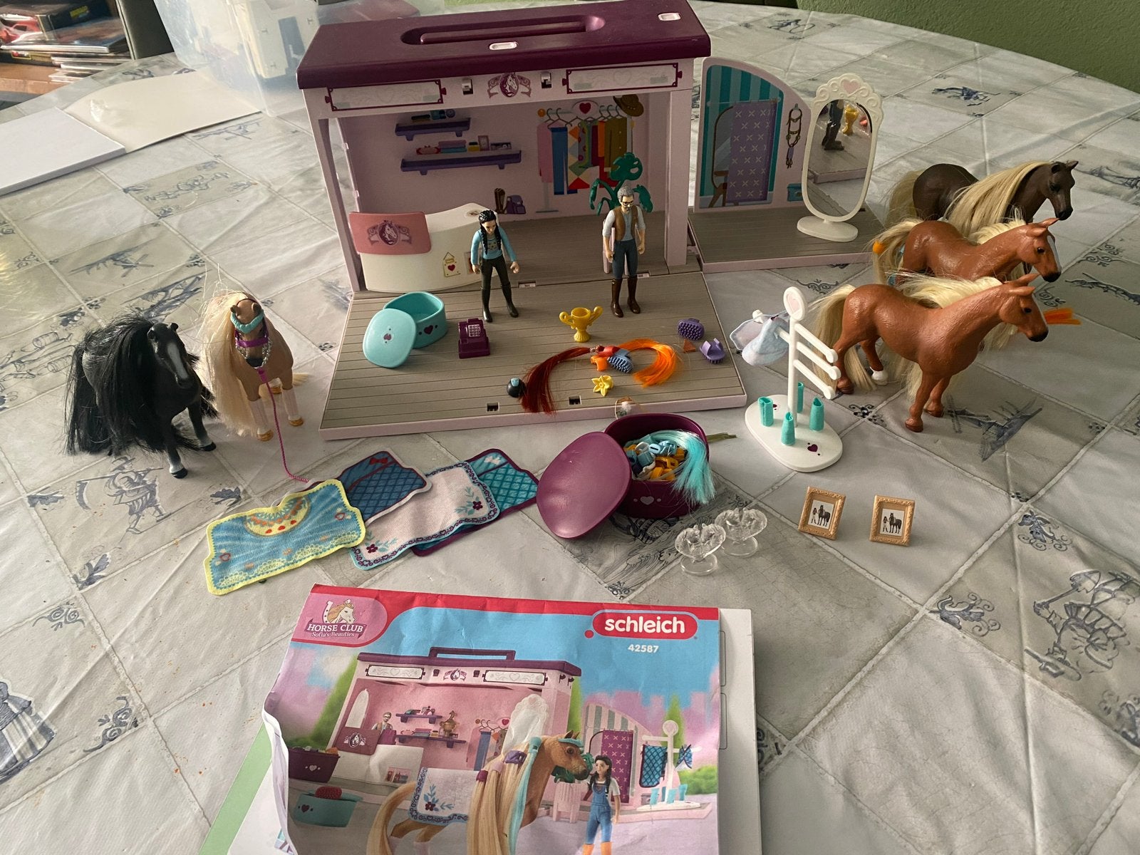 Schleich Horse Club Sofia's Beauties Paardensalon 42587, Ophalen of Verzenden, Zo goed als nieuw, Meisje