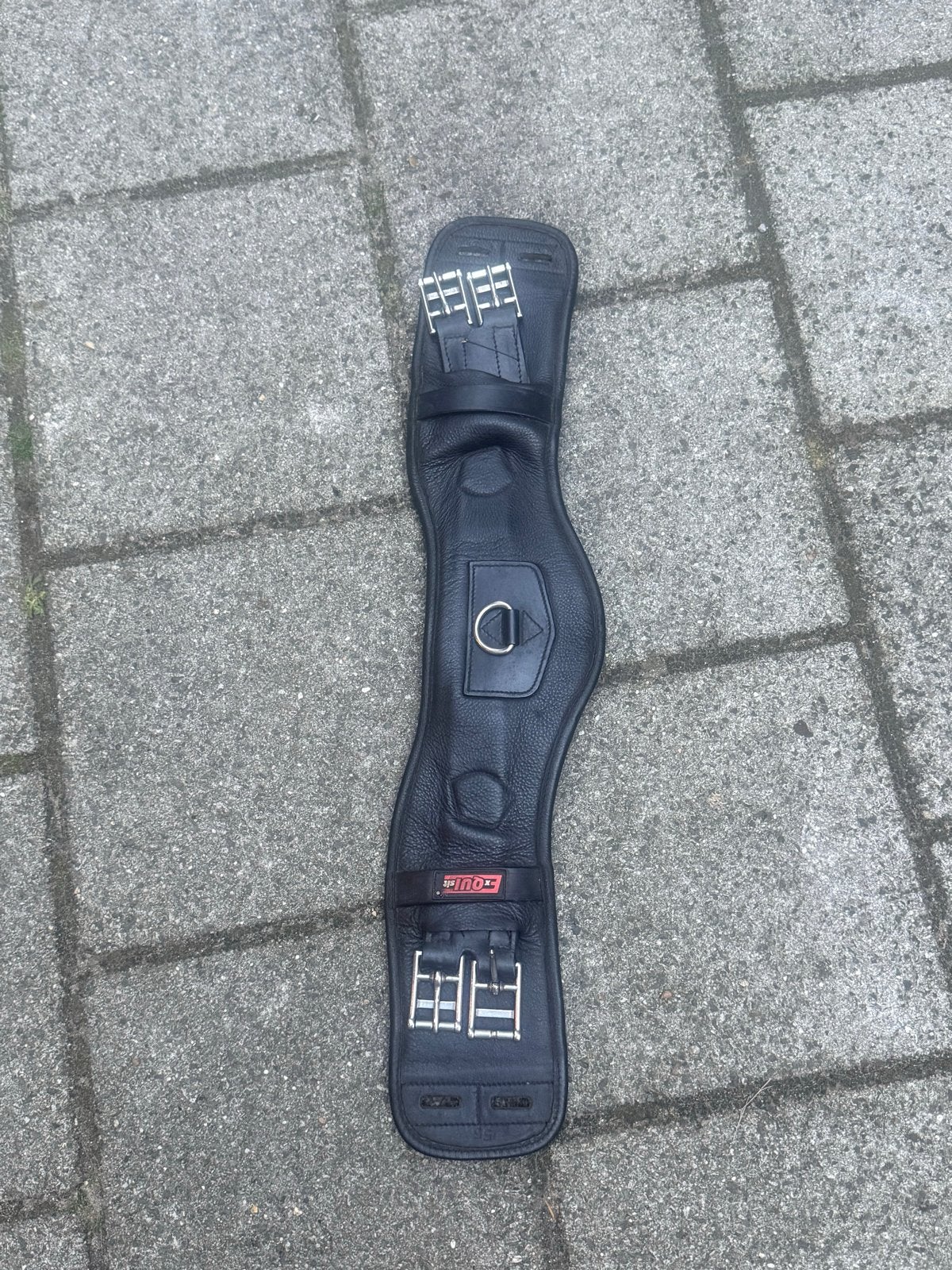Anatomische leren singel 55 cm, Dieren en Toebehoren, Ophalen of Verzenden, Nieuw, Springen