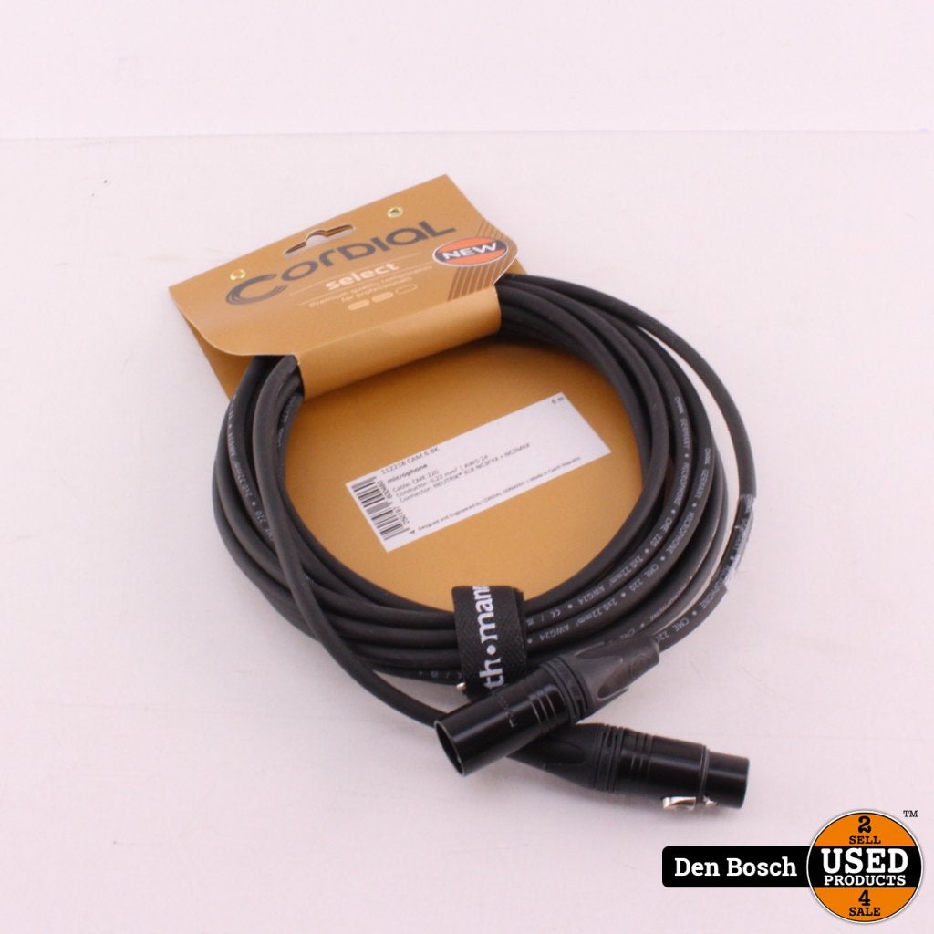 Cordial 112218 CAM 6BK 6 Meter | NIEUW, Muziek en Instrumenten, Yamaha, Nieuw, Support@yamaha.com, 10-1, Nakazawa-cho
Naka-ku, Hamamatsu
Shizuoka 430-8650
Japan