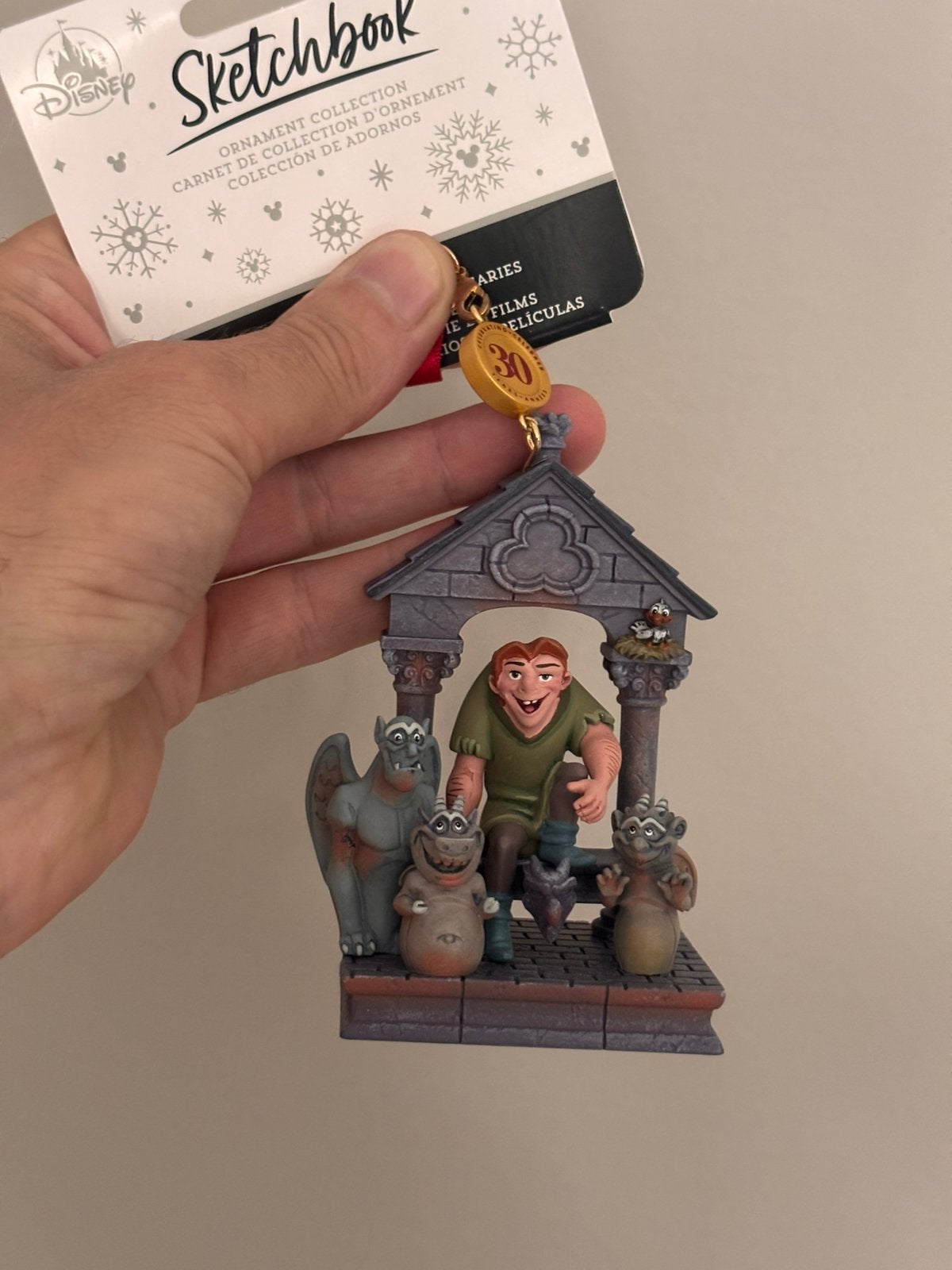 Disney Sketchbook ornament klokkenluider vd Notre Dam, Ophalen of Verzenden, Overige figuren, Zo goed als nieuw, Beeldje of Figuurtje