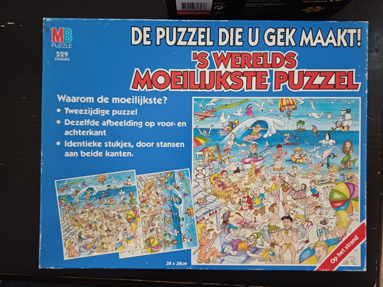 De Puzzel Die U Gek Maakt! 's Werelds Moeilijkste Puzzel, Ophalen of Verzenden, 500 t/m 1500 stukjes, Gebruikt, Legpuzzel