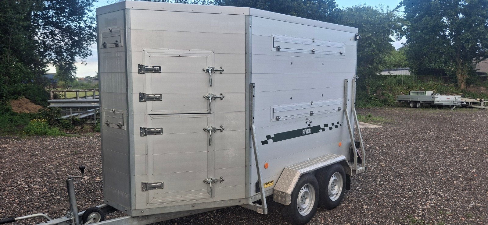 Tekoop aluminium Veetrailer nieuwstaat!, Ophalen of Verzenden, Nieuw