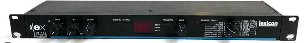 Lexicon Alex Digital Effects Processor, Ophalen of Verzenden, Gebruikt, Delay of Echo