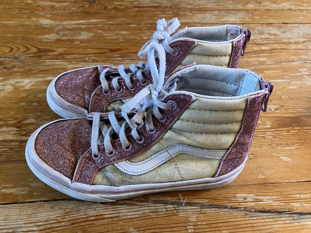 Vans glittersneakers maat 31, Gebruikt, Vans, Jongen of Meisje, Schoenen