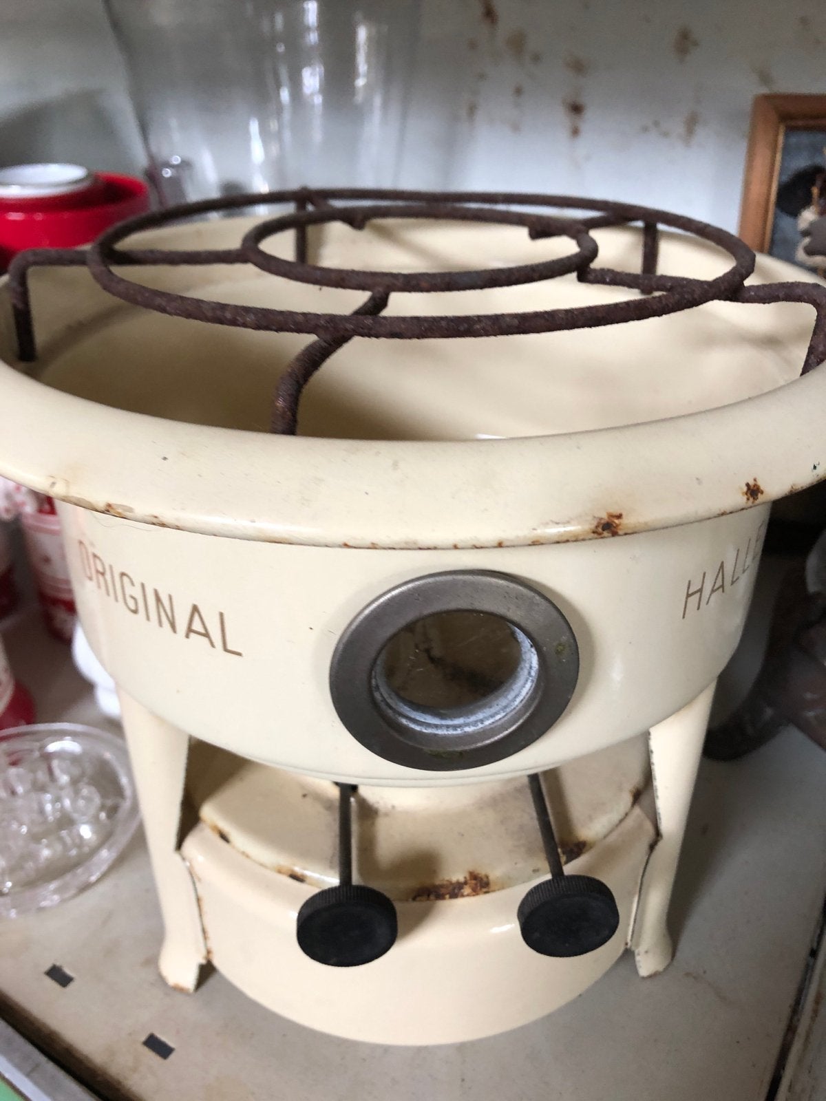 Vintage Original Haller Petroleum Kooktoestel, Ophalen of Verzenden