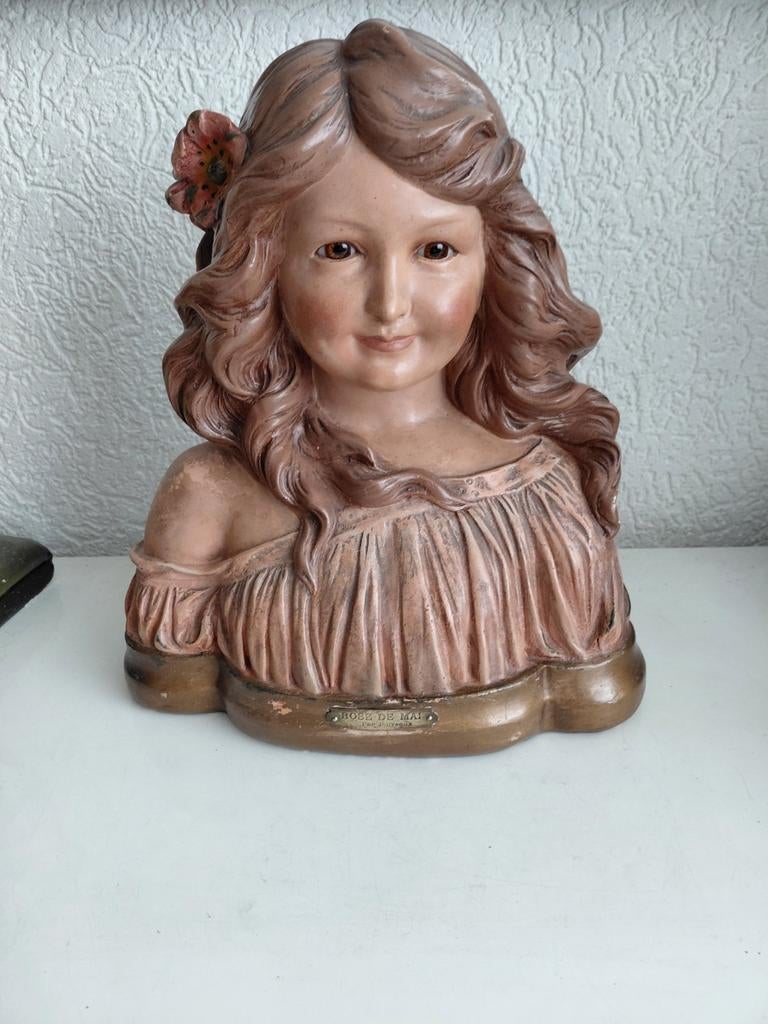 Art nouveau buste, Ophalen of Verzenden