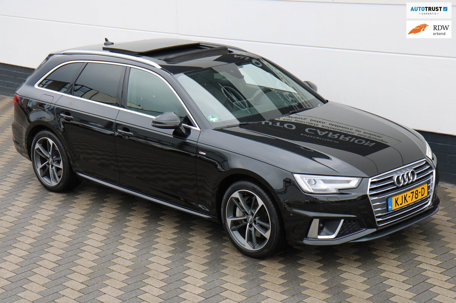 Audi A4 AVANT 45 TFSI 245PK S-Line Virtual Pano HUD Carplay, Auto's, Audi, Gebruikt, 4 cilinders, 1984 cc, Zwart