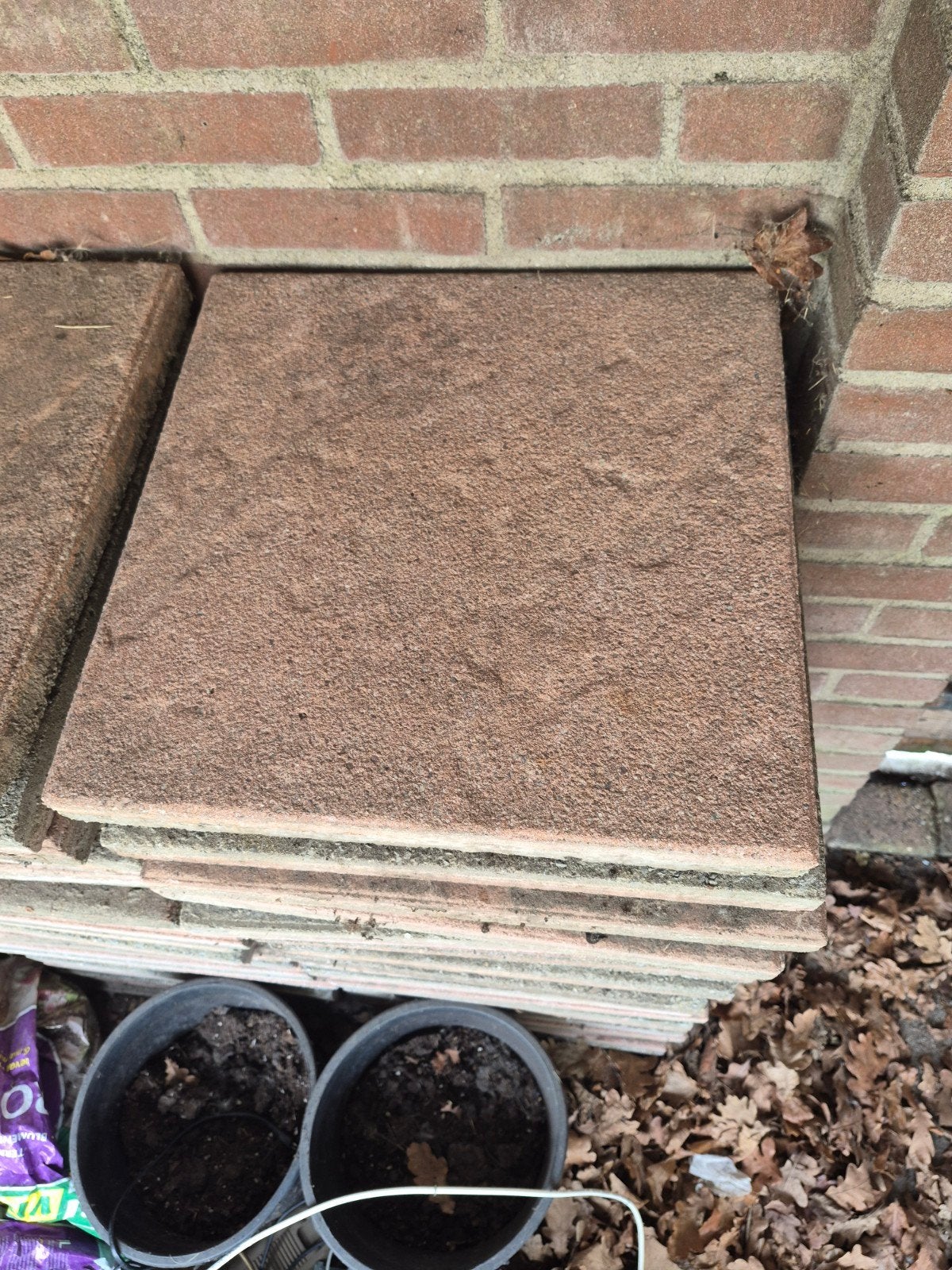 Bestrating 40x40 cm - 42 stuks - Gratis af te halen, Tuin en Terras, Tegels en Klinkers, Ophalen of Verzenden