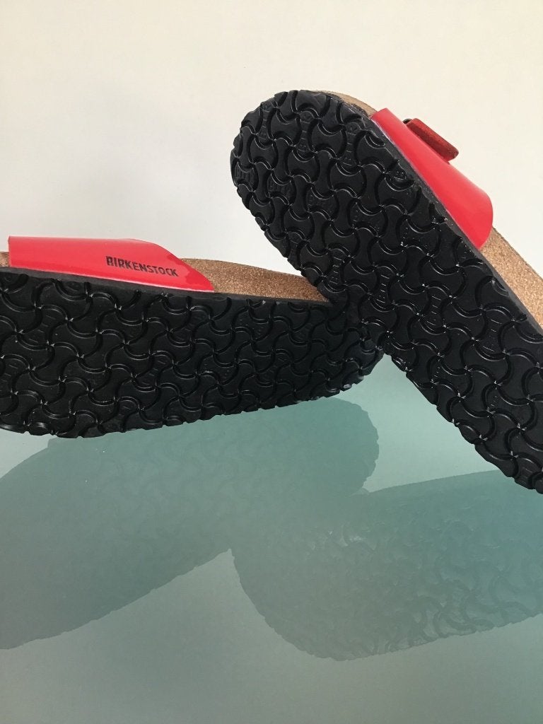 Birkenstock 43 Madrid rood Nieuw! | Gratis verzenden, Slippers, Verzenden, Nieuw, Rood