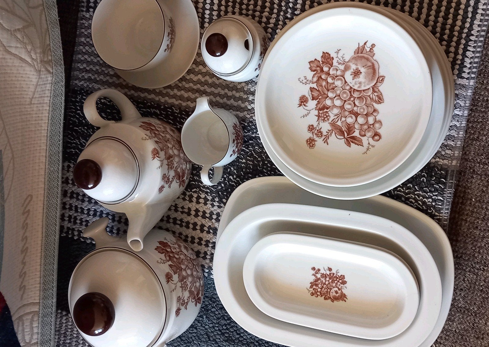 Vintage Duits servies - Scherzer Porzellan, Huis en Inrichting, Keuken | Servies, Ophalen, Overige merken, Vintage, Zo goed als nieuw