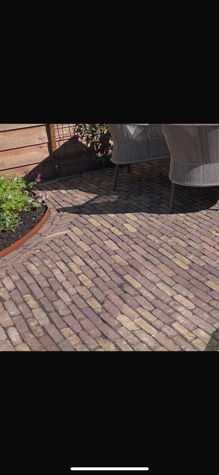 15 m2 gezaagde waaltjes, Tuin en Terras, Tegels en Klinkers, Ophalen, Nieuw, Beton, Klinkers