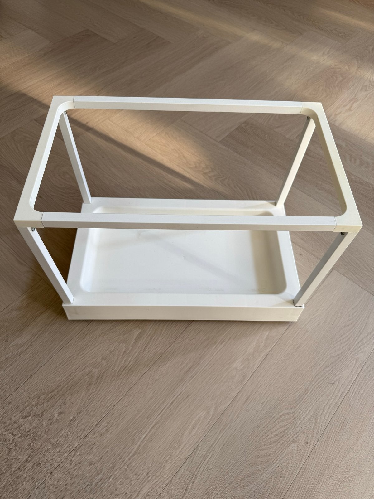 VERKOCHT - IKEA HÅLLBAR uittrekbaar afvalscheiding systeem, Ophalen of Verzenden, Gebruikt, Wit, Kunststof