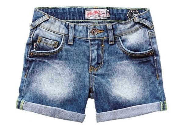 Geweldige Vingino meisjes jeans shorts Dalima mt 10/140., Broek, Zo goed als nieuw, Vingino, Verzenden