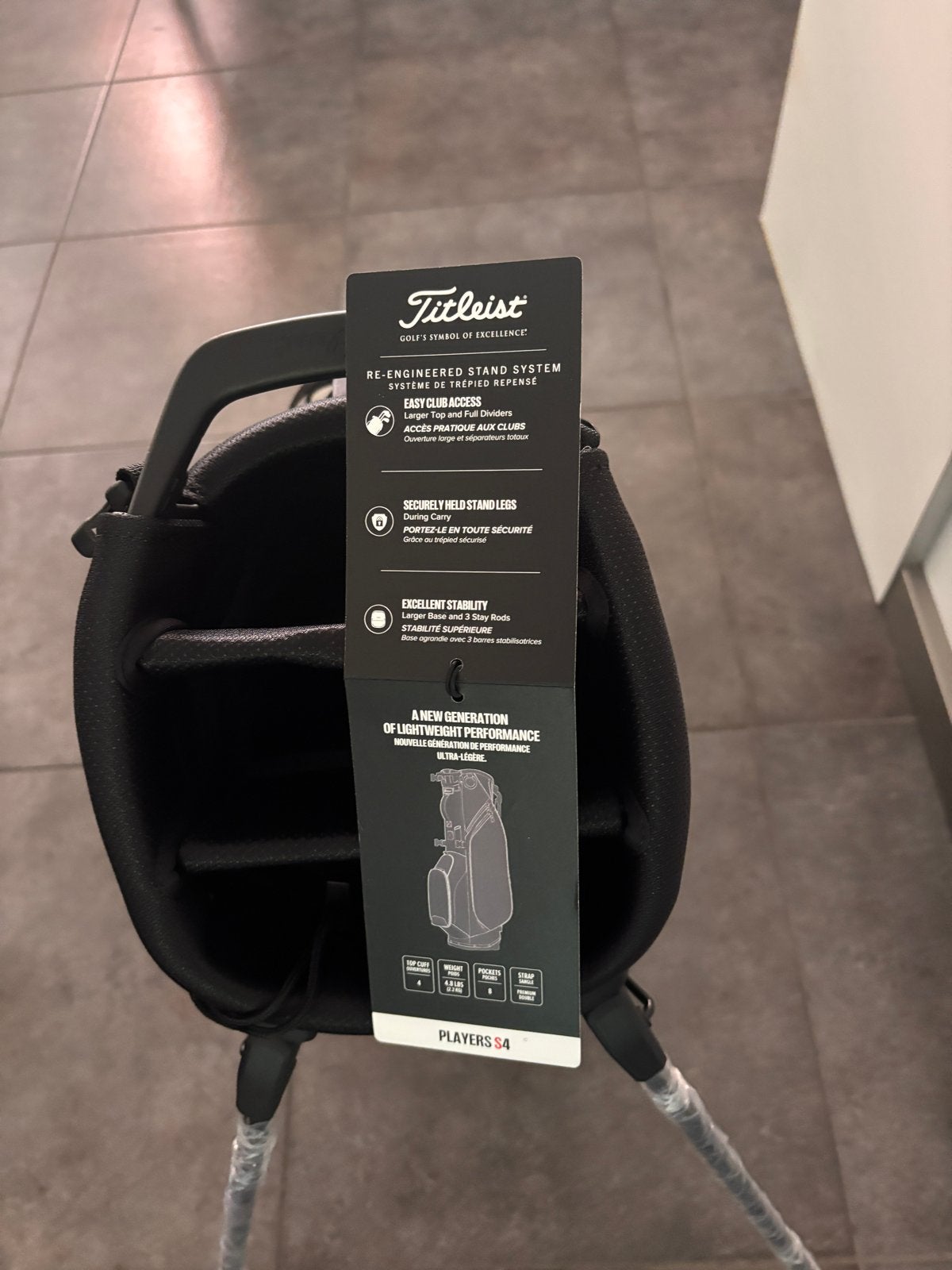 Titleist Players S4 Standbag 2026 – Cypress – NIEUW, Sport en Fitness, Golf, Ophalen, Nieuw, Tas, Overige merken