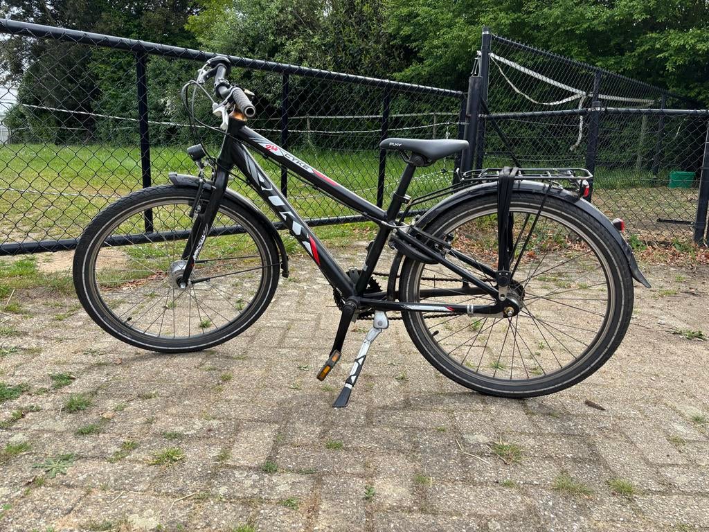 Zwarte Puky Cyke fiets 24 inch met versnellingen, Fietsen en Brommers, Fietsen | Jongens, Ophalen, Gebruikt, 24 inch, Versnellingen