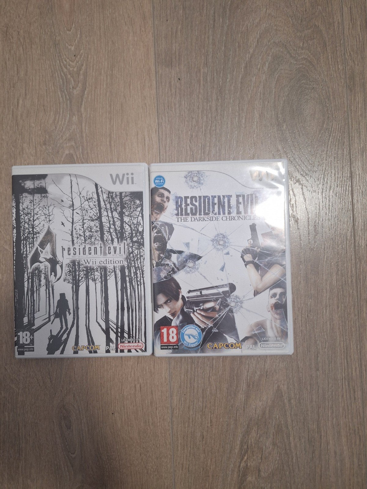 Resident Evil Wii Edition & The Darkside Chronicles Wii, Avontuur en Actie, Gebruikt, Vanaf 18 jaar, 1 speler
