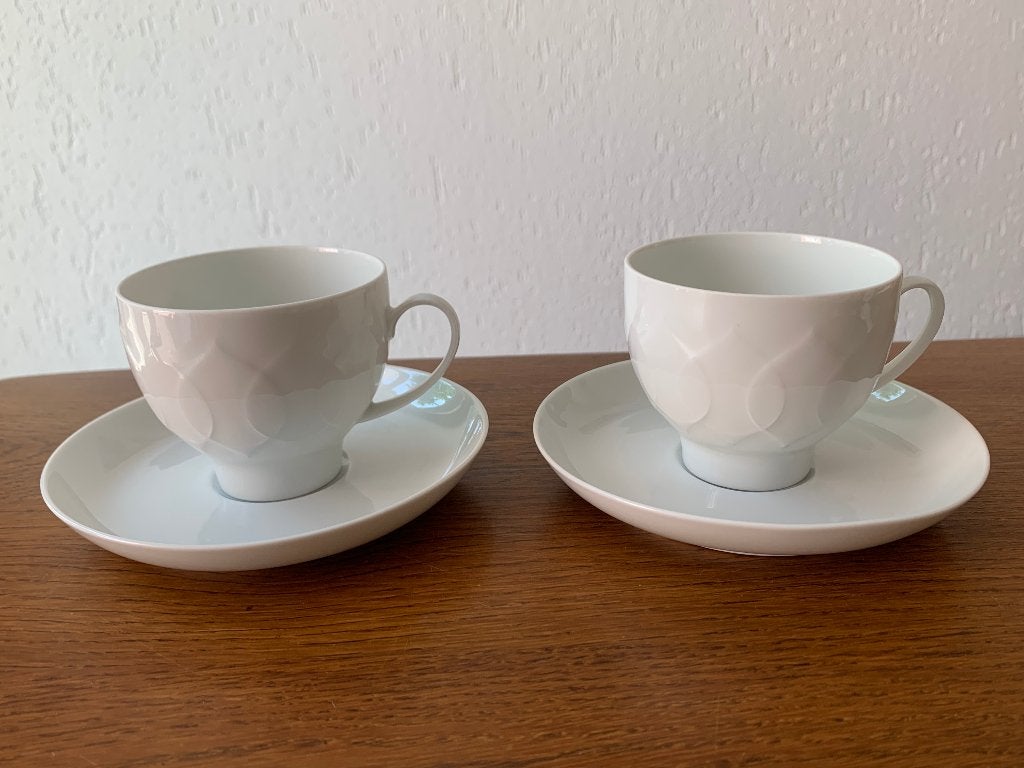 2 "Rosenthal Studio-Linie" 'Lotus' Koppen en Schotels Nieuw, Nieuw, Ophalen of Verzenden, Overige stijlen, Kop(pen) en/of Schotel(s)