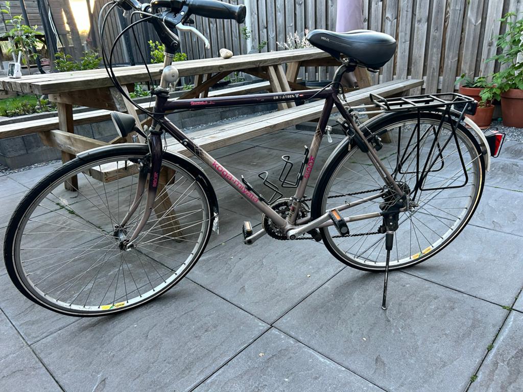 Koga-Miyata toerfiets met versnellingen, Overige merken, Gebruikt, Velgrem, Versnellingen