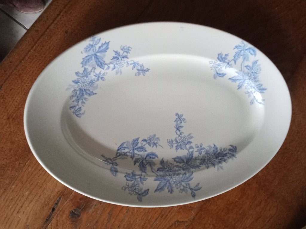Prachtige gave serveerschaal Societe Ceramique serie AURORE, Ophalen of Verzenden