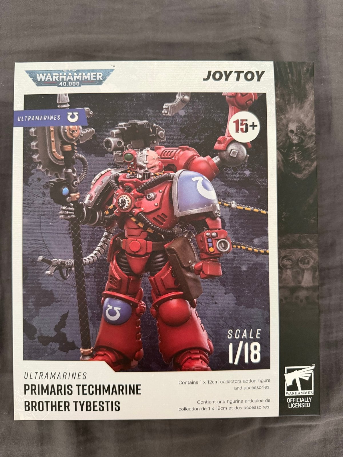 JoyToy Warhammer 40K Ultramarines Primaris Techmarine Brothe, Ophalen of Verzenden, Zo goed als nieuw