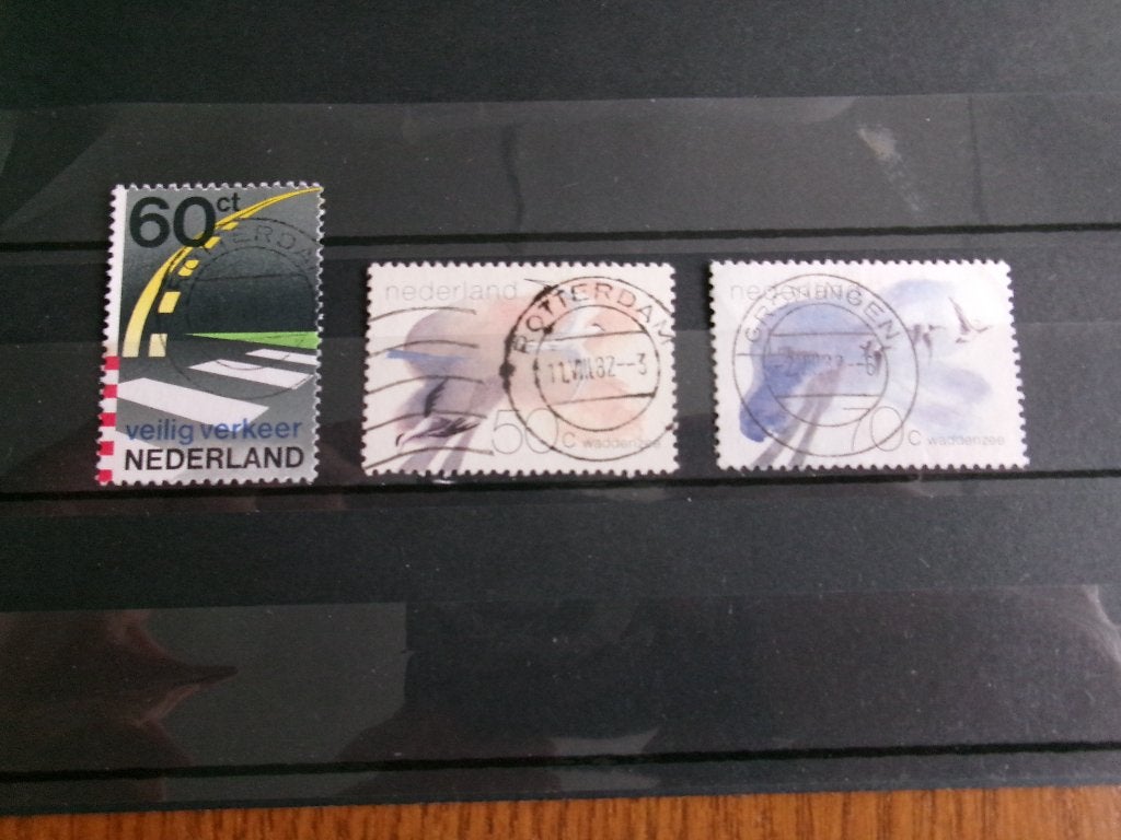 1982 - veilig verkeer en waddengebied (128f), Postzegels en Munten, Verzenden, Gestempeld