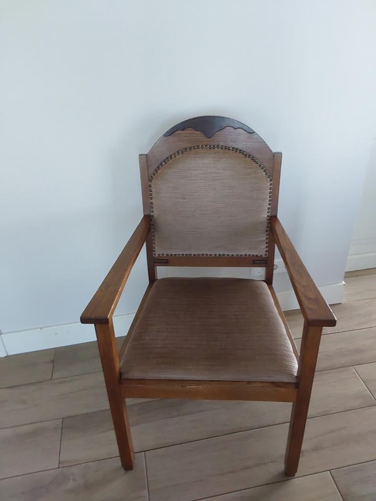 Antieke rookstoel/ Vintage stoel, Ophalen