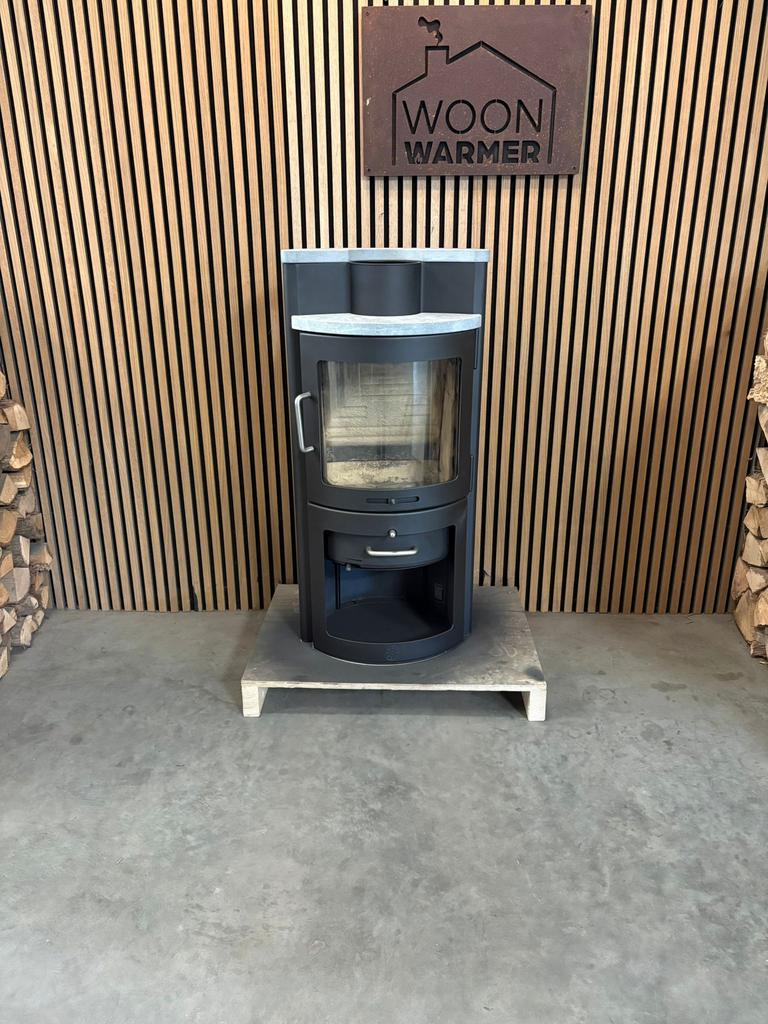 26052 Houtkachel met speksteen abc pejs, Huis en Inrichting, Kachels, Ophalen, Info@woonwarmer.nl, Gebruikt, Houtkachel
