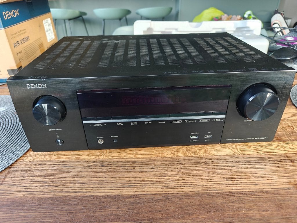 Denon AVR-X1600H AV reciever, Ophalen, Denon, Zo goed als nieuw, 120 watt of meer