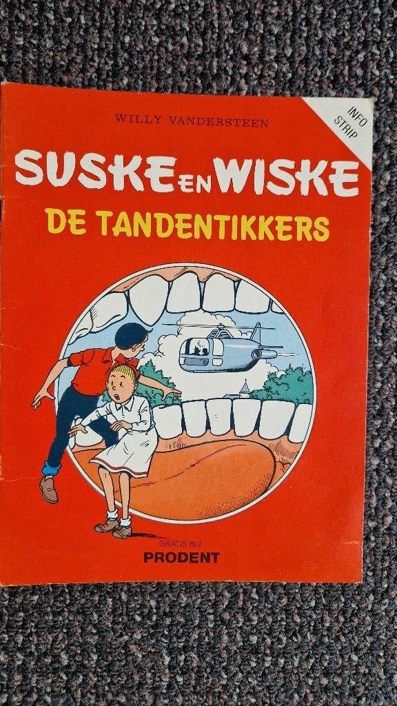 suske en wiske - de tandentikkers, Gelezen, Willy Vandersteen, Eén stripboek, Ophalen of Verzenden