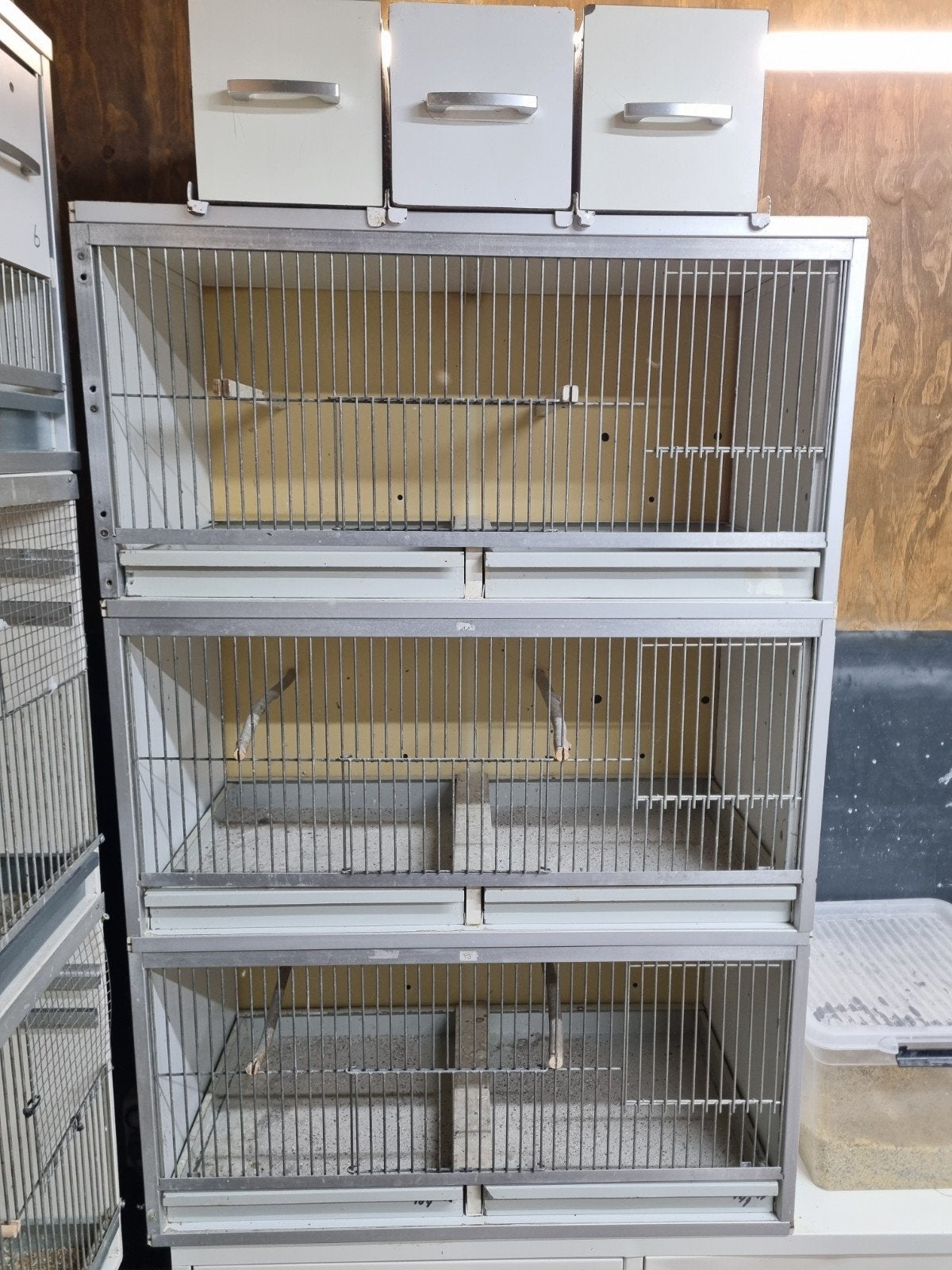 Van keulen broedkooien, Dieren en Toebehoren, Vogels | Hokken en Kooien, Ophalen, Gebruikt, Hout, Broedkooi of Kweekkooi