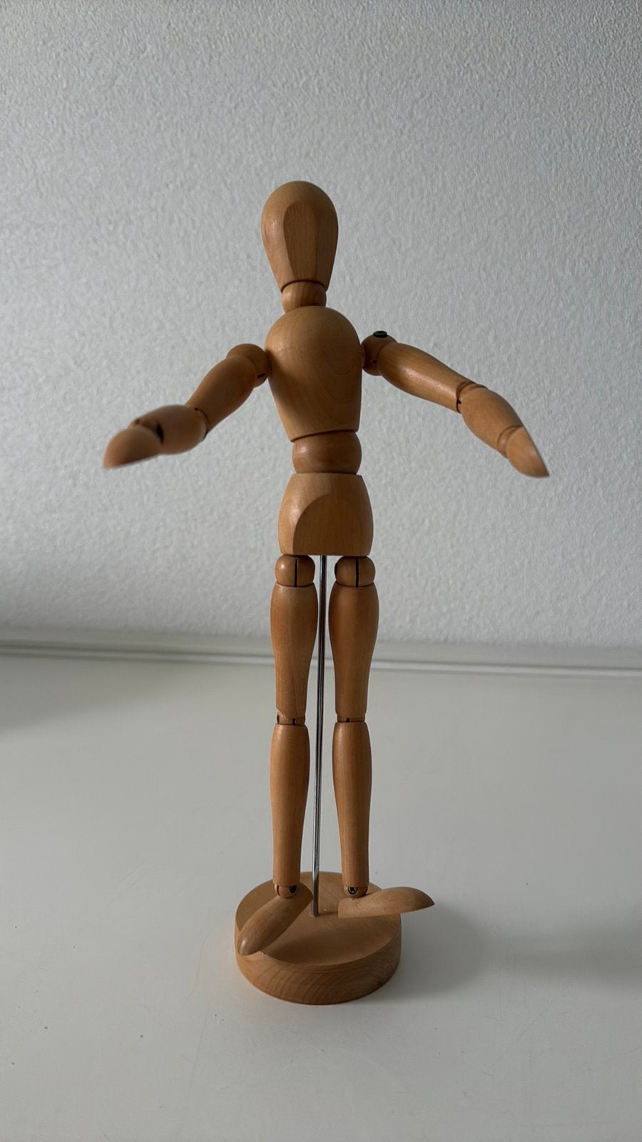 Houten tekenpop - 34 cm - Kunstenaarsmodel, Hobby en Vrije tijd, Tekenen, Ophalen of Verzenden, Gebruikt, Overige typen
