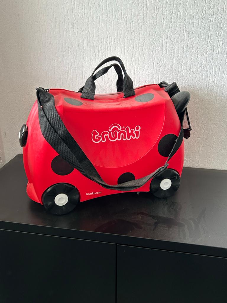 Trunki Kinderkoffer Lieveheersbeestje - Rood, Ophalen, Nieuw