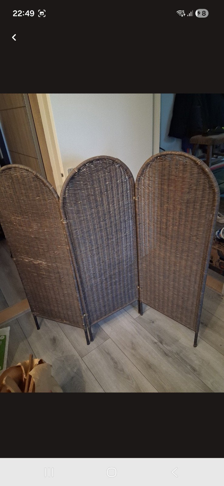 Rotan kamerscherm / scheidingswand, Ophalen of Verzenden