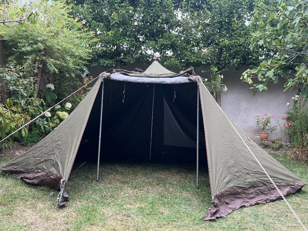 Lichtgewicht katoenen tent, Caravans en Kamperen, Ophalen, Gebruikt, Tot en met 2