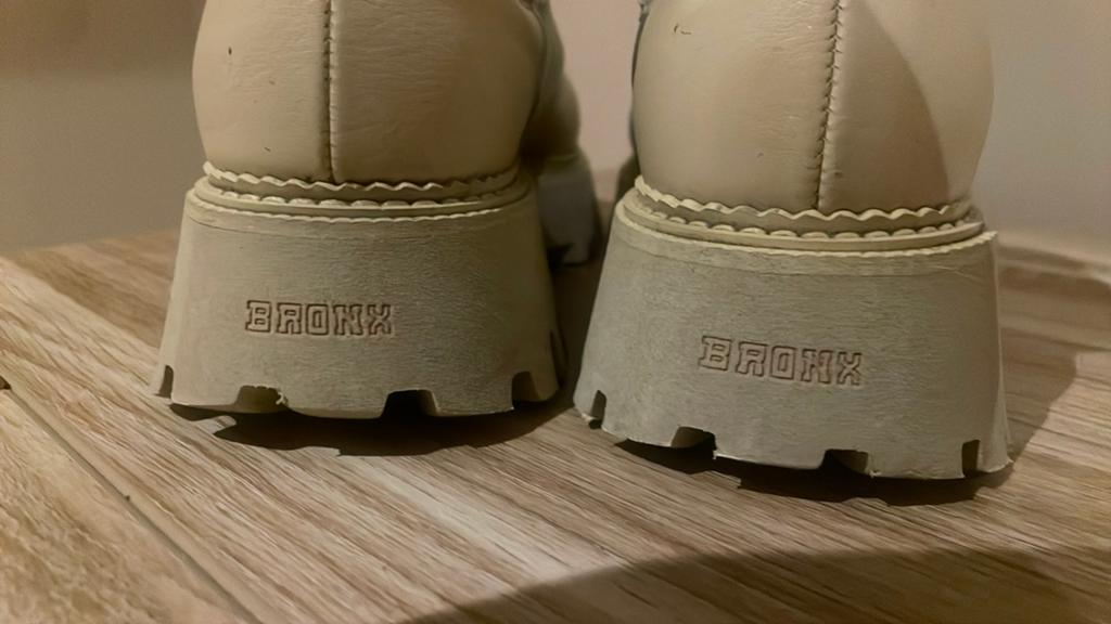 Bronx leren enkel laarzen maat 37, Beige, Lage of Enkellaarzen, Ophalen of Verzenden, Zo goed als nieuw