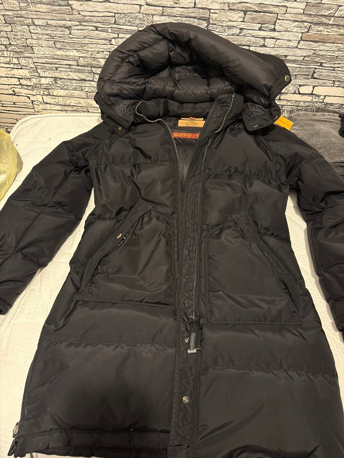 Parajumpers Longbear MET PRIJSKAART Jas Zwart  - Maat L, Kleding | Dames, Ophalen, Nieuw, Maat 42/44 (L), Zwart
