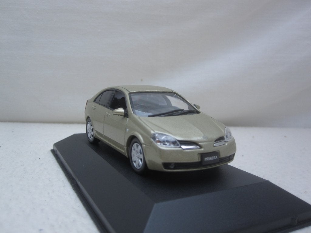 Nissan Primera 2001 Beige metallic 1:43 First43, Ophalen of Verzenden, Nieuw, Auto, Overige merken